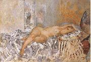 Henri Lebasque Prints Nude on Spanish Blanket USA oil painting artist